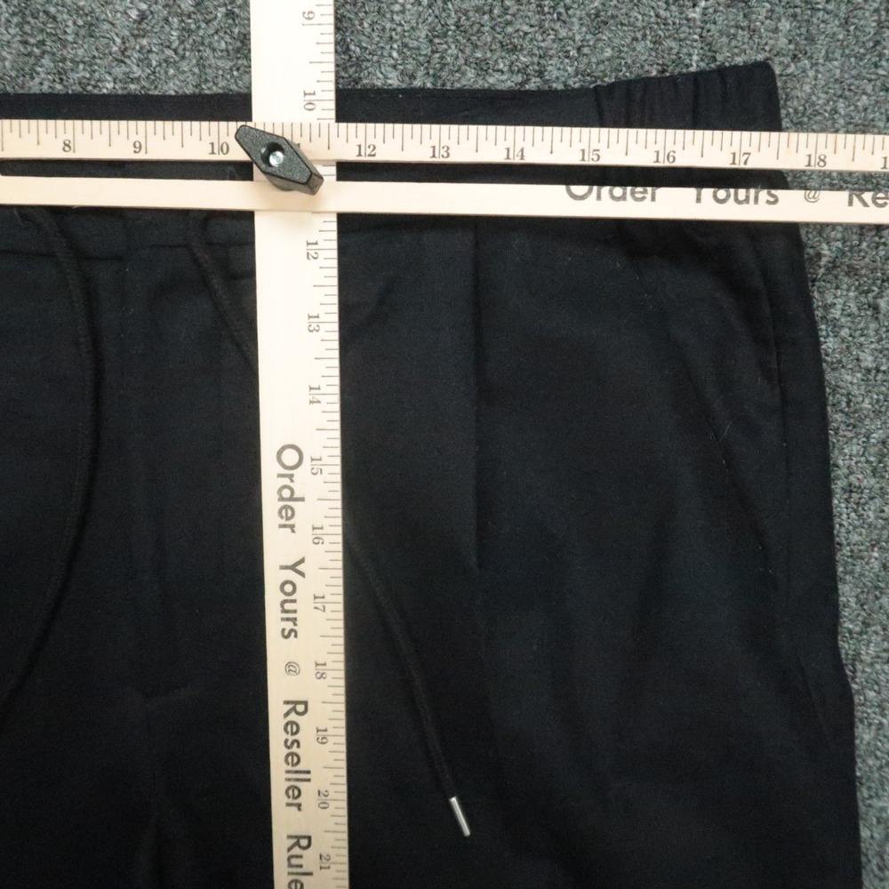Men's Black Drawstring Chinos - Sleek Everyday Trousers - Picture 8 of 11